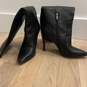 Vince Camuto Leather Stiletto Boots